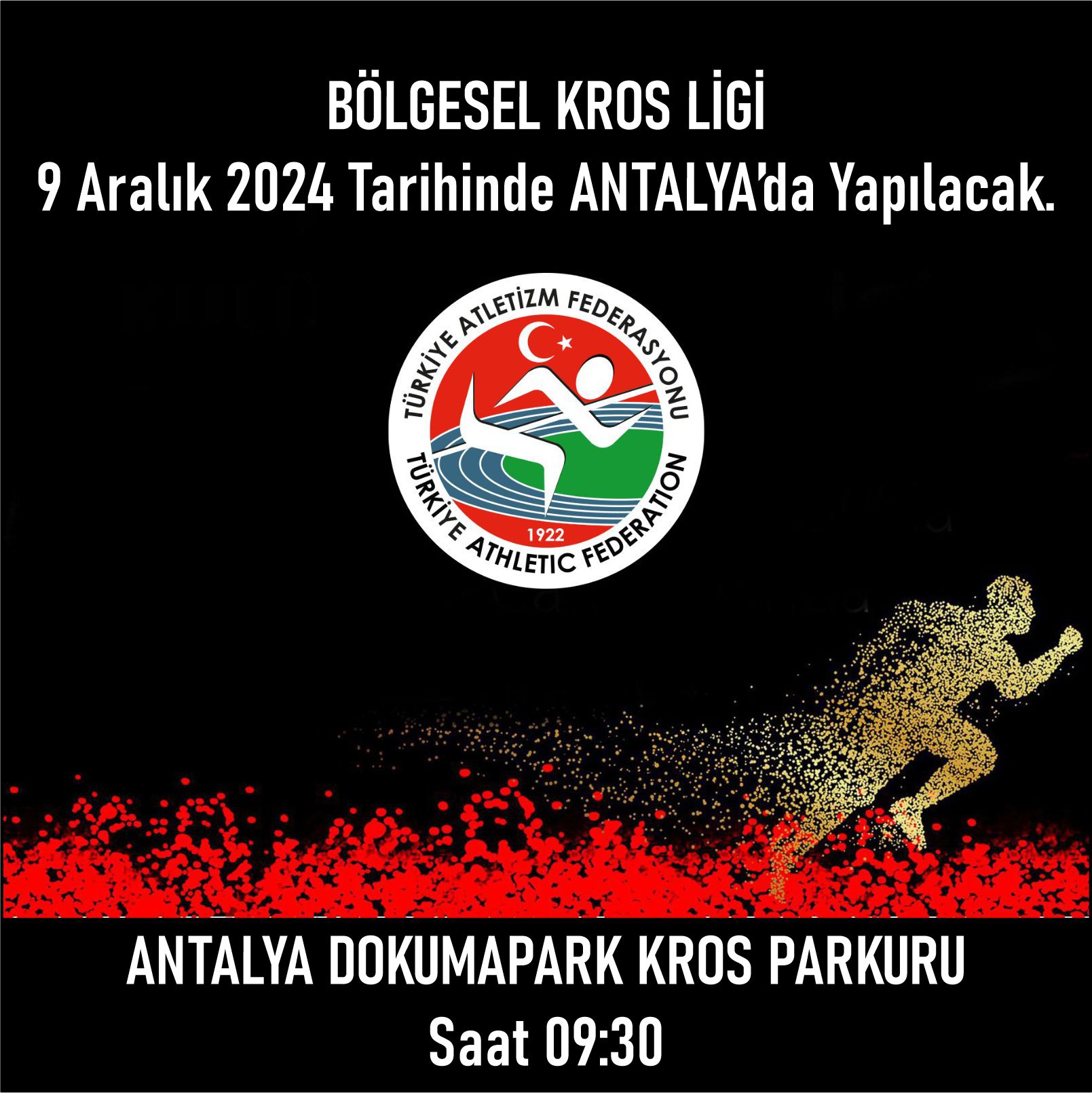 Bölgesel Kros Ligi Antalya’da Yapılacak