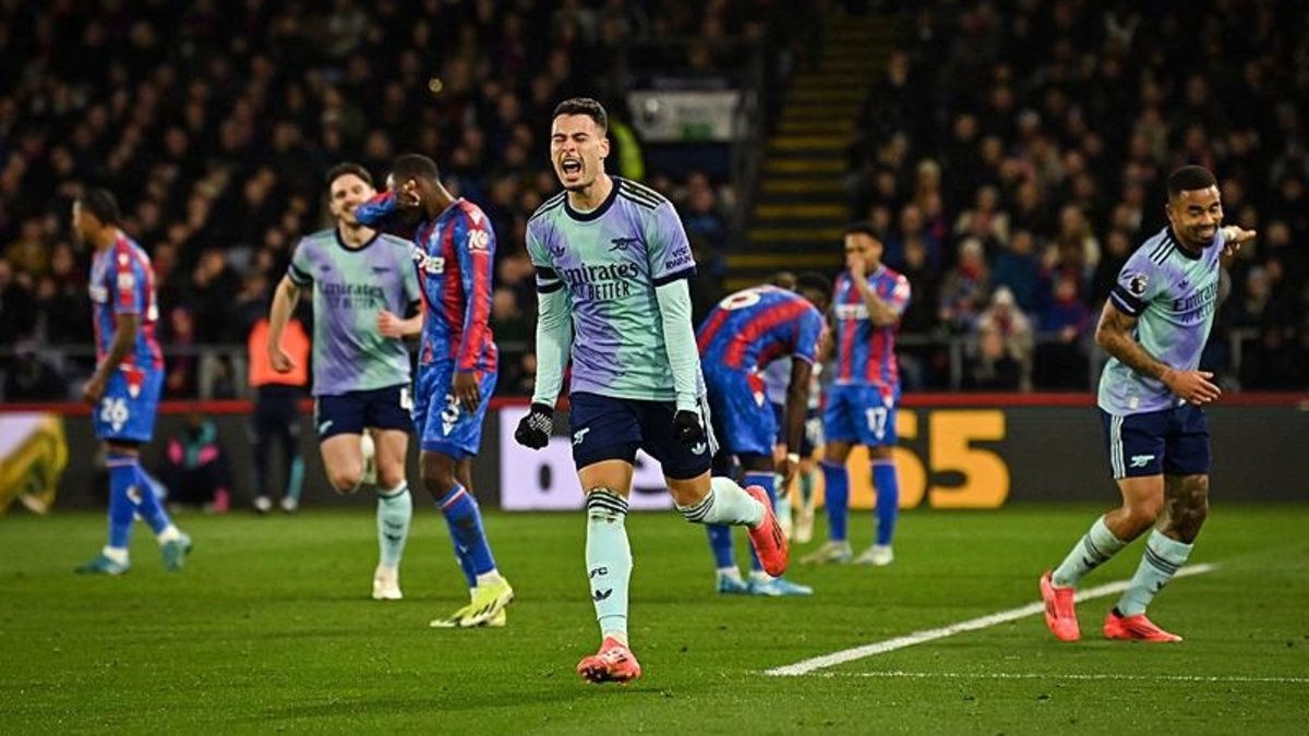 Crystal Palace 1-5 Arsenal (MAÇ SONUCU ÖZET) Arsenal deplasmanda gol oldu yağdı!