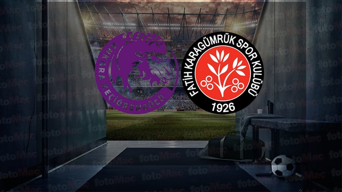 Keçiörengücü – Fatih Karagümrük maçı ne zaman, saat kaçta ve hangi kanalda canlı yayınlanacak? | TFF 1. Lig