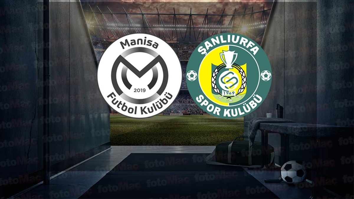Manisa FK – Şanlıurfaspor maçı ne zaman, saat kaçta ve hangi kanalda canlı yayınlanacak? | TFF 1. Lig