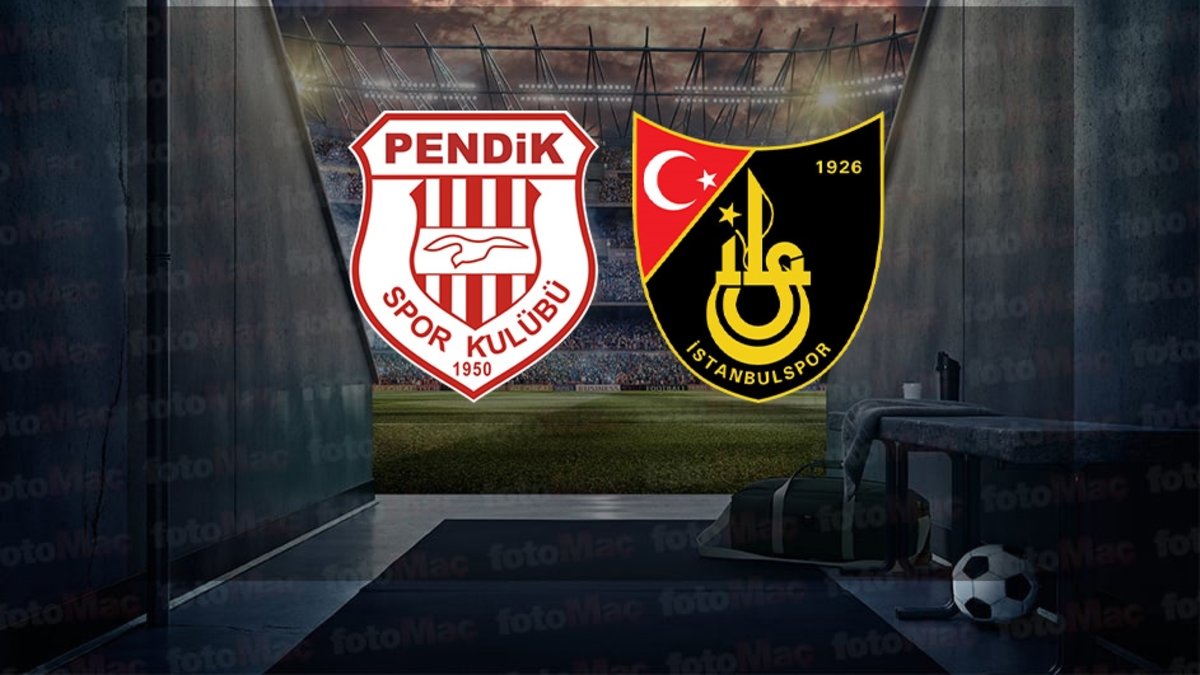 Pendikspor – İstanbulspor maçı ne zaman, saat kaçta ve hangi kanalda canlı yayınlanacak? | TFF 1. Lig