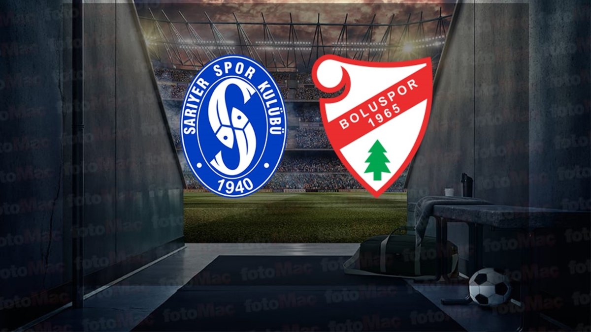 Sarıyer-Boluspor maçı canlı izle | SMS Grup Sarıyerspor-Boluspor maçı ne zaman, saat kaçta ve hangi kanalda?