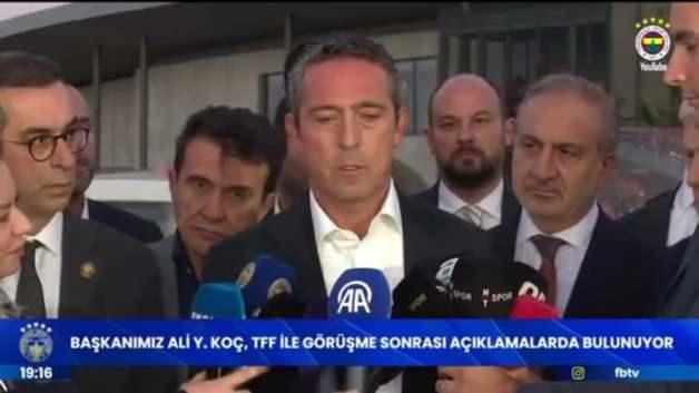 Ali Koç konuşurken ezan okundu! Göğe bakarak tek bir şey söyledi
