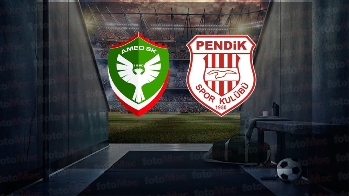 Amed SK-Pendikspor maçı canlı izle | Amed SK-Atko Grup Pendikspor maçı ne zaman, saat kaçta ve hangi kanalda?