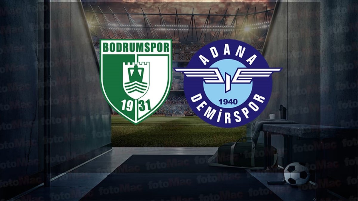 Bodrum FK – Adana Demirspor maçı şifresiz izle | Bodrum FK – Adana Demirspor maçı ne zaman, saat kaçta ve hangi kanalda yayınlanacak?