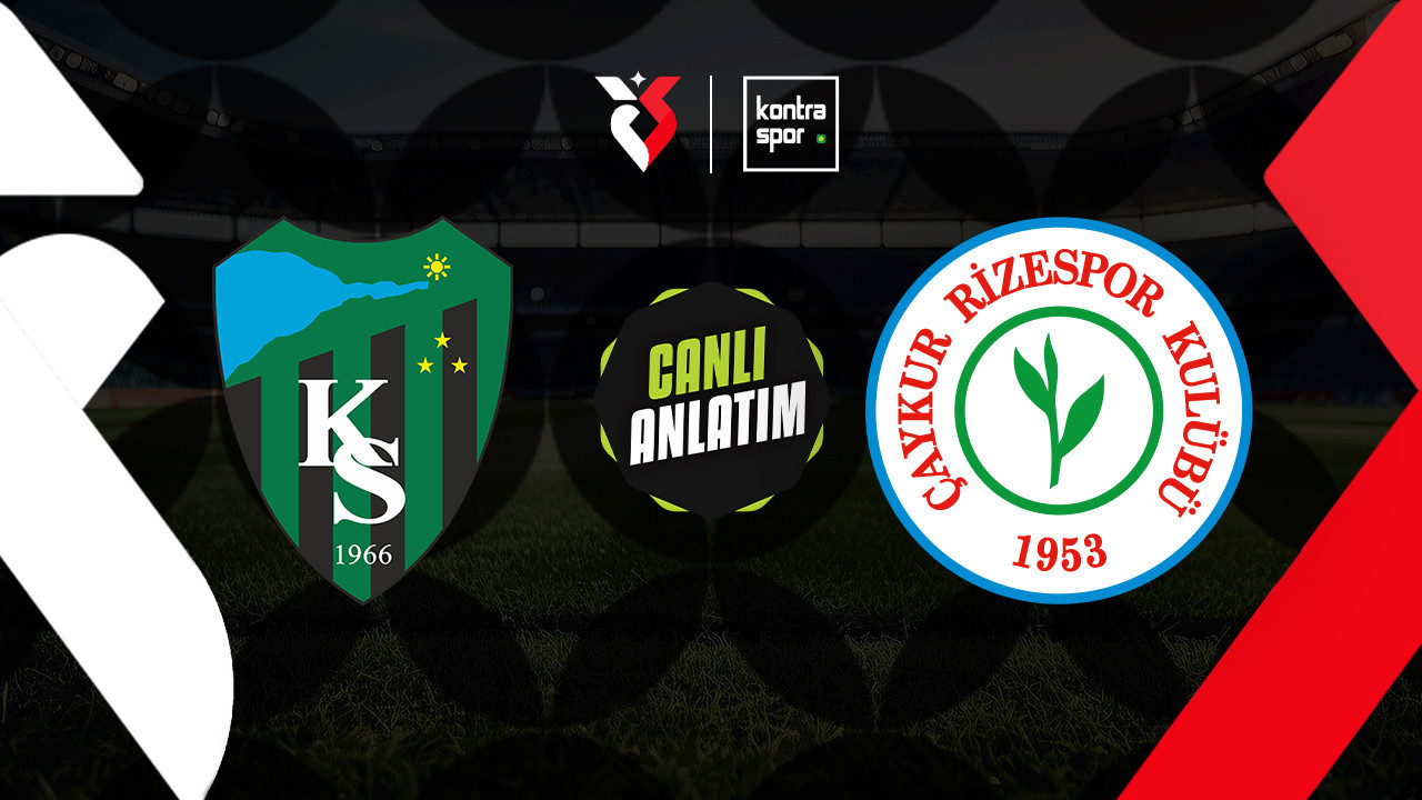 CANLI ANLATIM | Kocaelispor-Çaykur Rizespor (Trendyol Süper Lig)