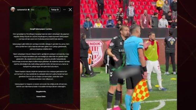 Kadro dışı kalan Caner Erkin’den açıklama