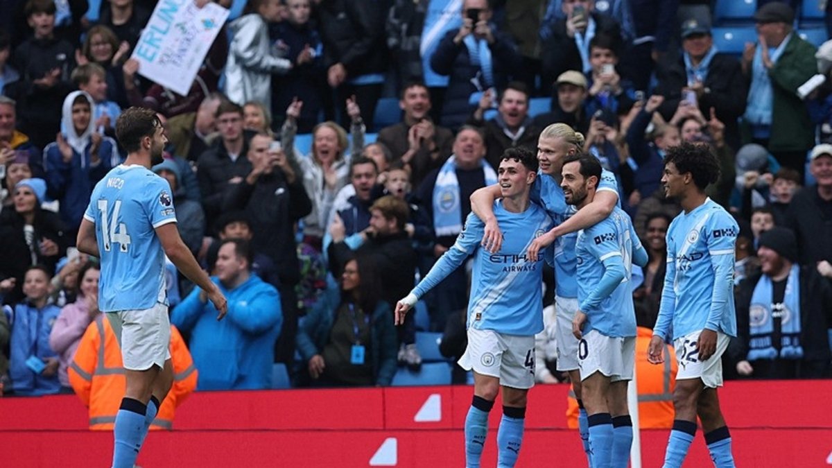 Manchester City 5-1 Burnley (MAÇ SONUCU ÖZET) | İngiltere Premier Lig