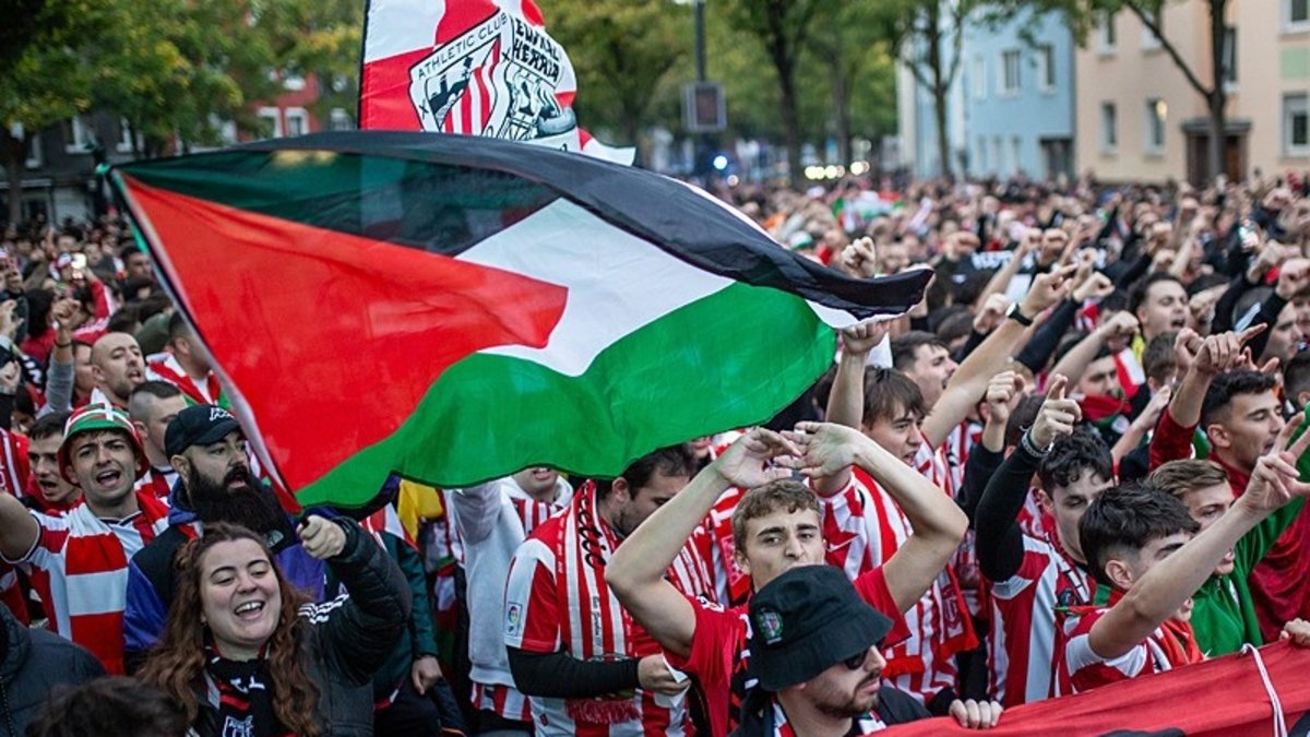 Athletic Bilbao’dan Filistin’e destek! “Soykırımı durdurun”