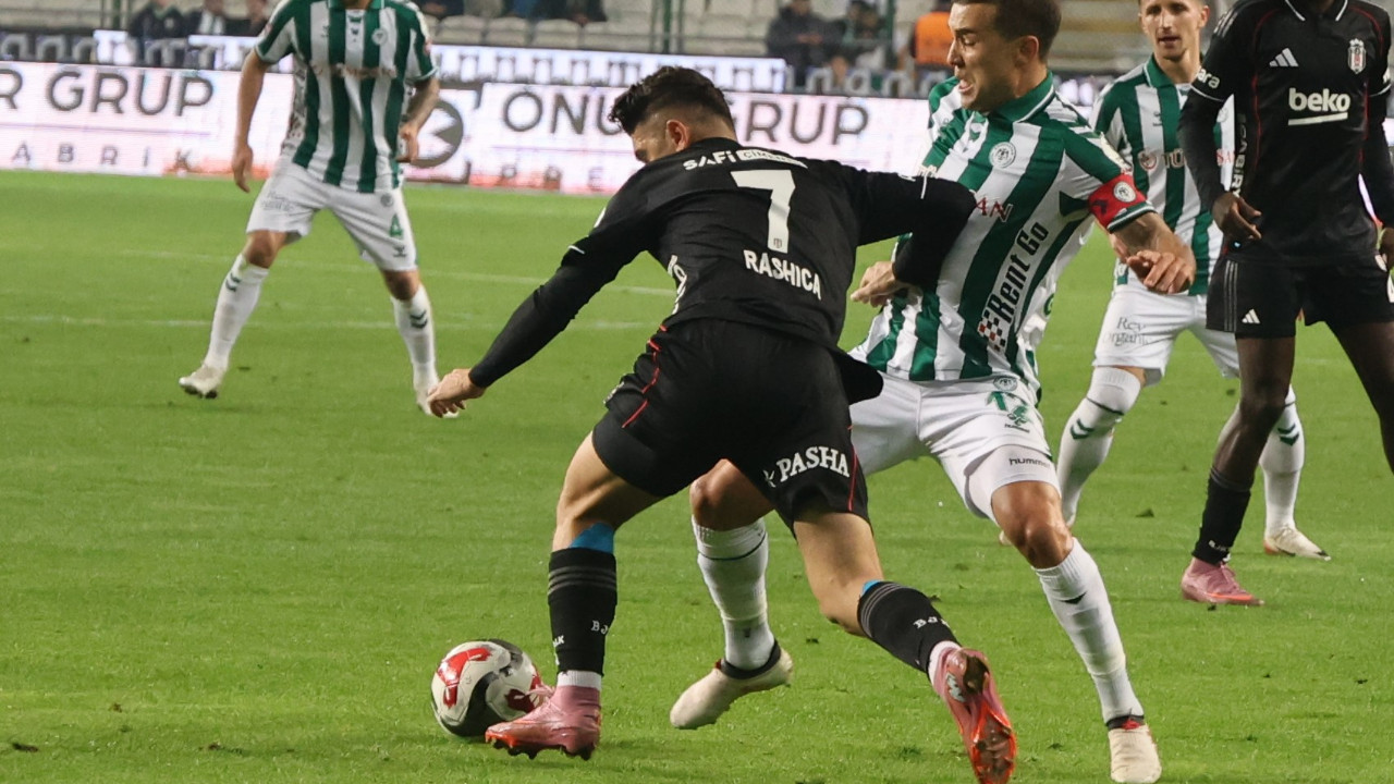 Beşiktaş ile Konyaspor, PFDK'ye sevk edildi