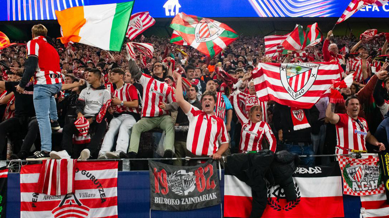 Bilbao taraftarları Filistin için yürüdü