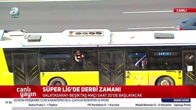 Beşiktaş taraftarı RAMS Park’a doğru yola çıktı