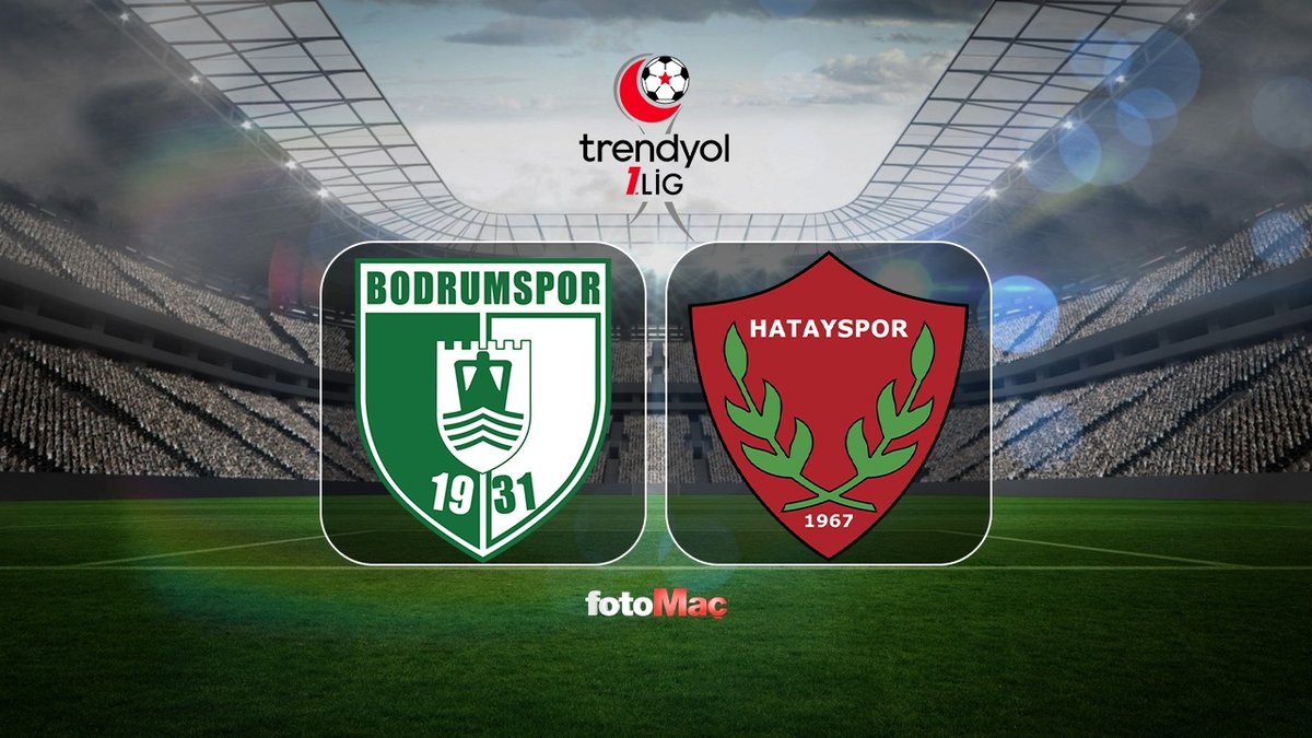 Bodrum FK-Hatayspor maçı canlı izle | Sipay Bodrum FK-Atakaş Hatayspor maçı ne zaman, saat kaçta ve hangi kanalda?