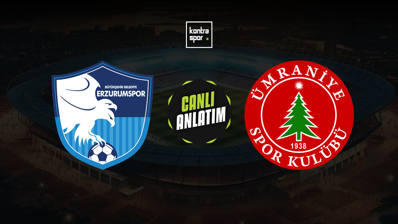 Erzurumspor, Ümraniyespor'u 2 golle geçti