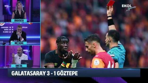 Galatasaraylı eski yıldızdan Bokele’nin kırmızı kartı için olay yorum