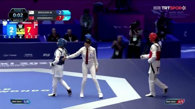 Milli sporcumuz Emine Göğebakan Dünya şampiyonu oldu