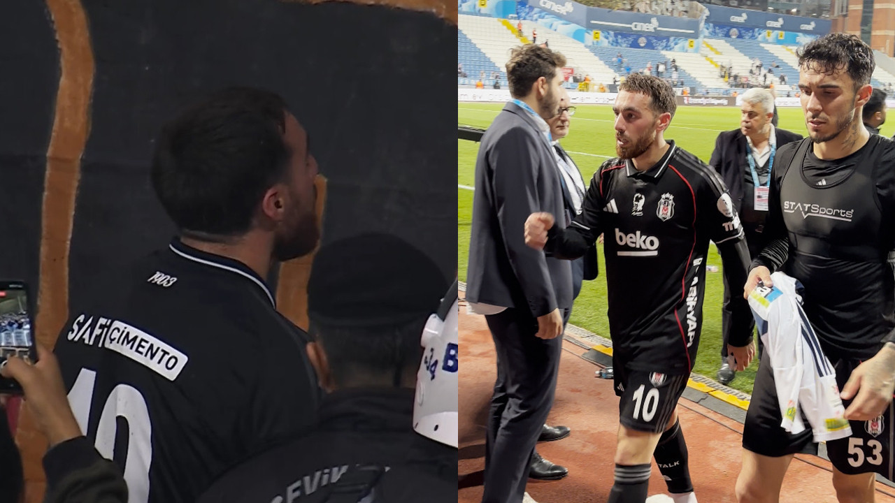 Olay tezahürat sonrası Orkun Kökçü taraftarın yanına gitti