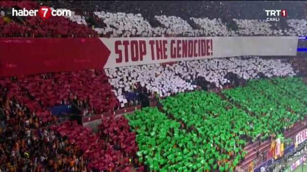 UEFA’dan Galatasaray’a Filistin koreografisi cezası mı geliyor? İngiliz basını iddia etti!
