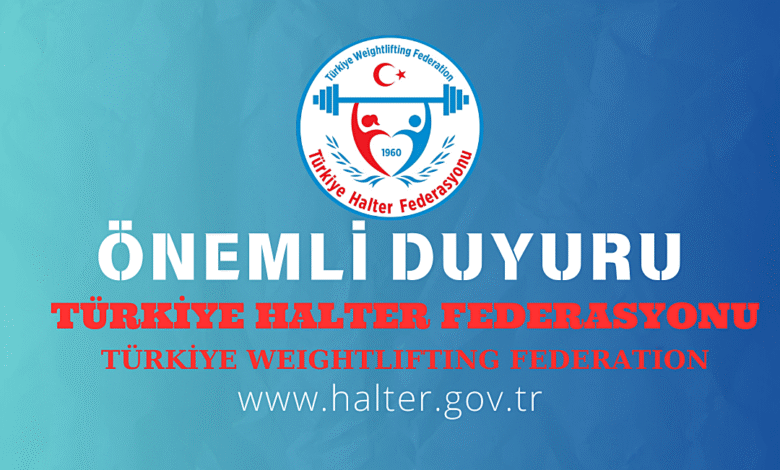 2025 Yılı Halter Hakem Kursu ve Başvuru Bilgileri