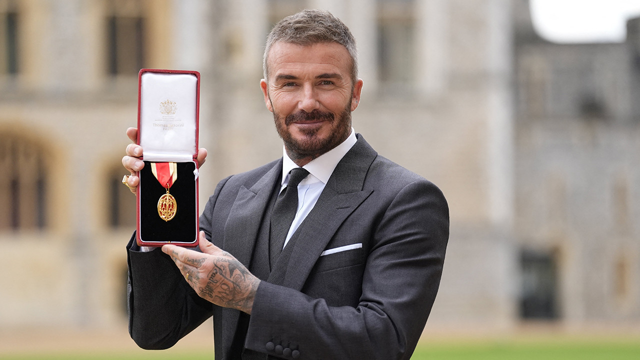 David Beckham'a Kral 3. Charles'tan şövalye ünvanı!