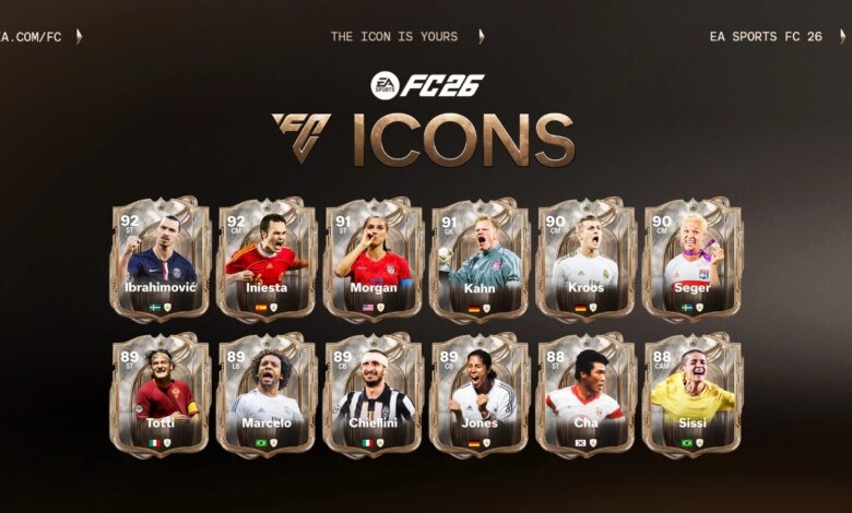EA SPORTS FC 26’nın Yeni ICON Kadrosu Duyuruldu