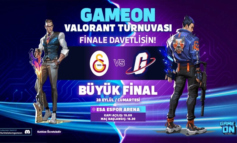 GAMEON Valorant Turnuvası Finalinde Galatasaray Espor ve