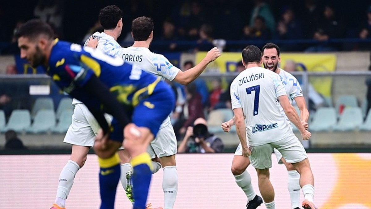 Hakan Çalhanoğlu Hellas Verona-Inter maçının oyuncusu seçildi!