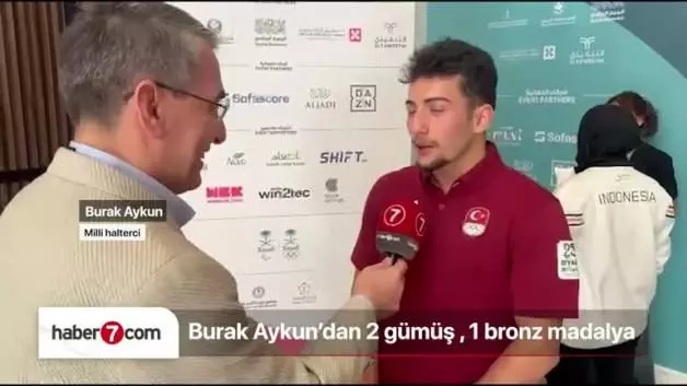 Halterde Burak Aykun, İslami Dayanışma Oyunları’nda madalya…