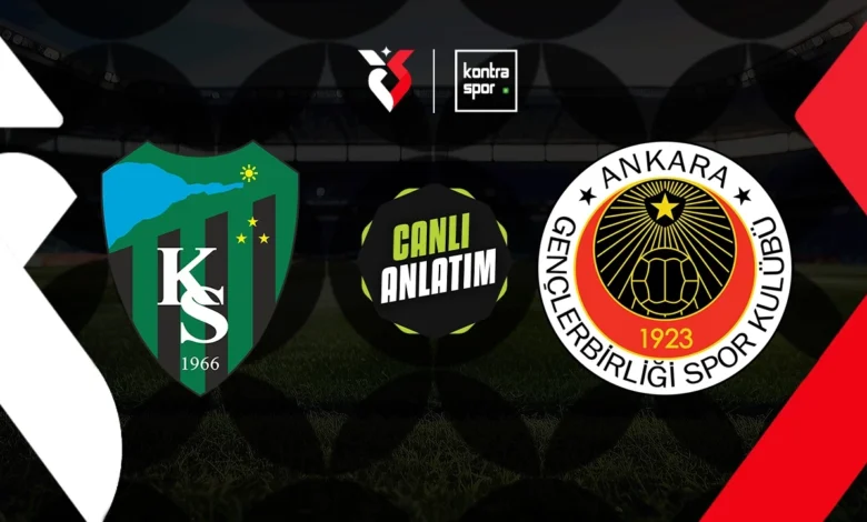 Kocaelispor – Gençlerbirliği Maçı Trendyol Süper Lig’de